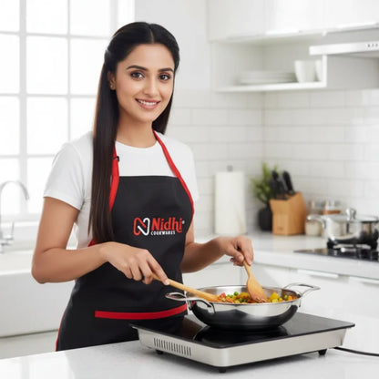 Stainless Steel Tri-Ply Kadai with Lid