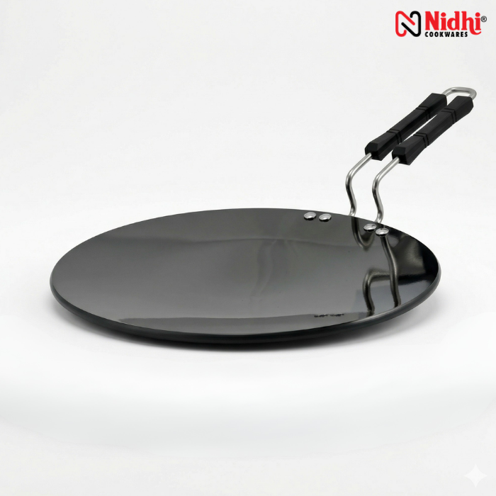Hard Anodised Chapati Tawa with SS-Bakelite Handle