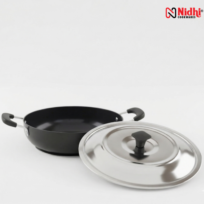 Hard Anodised Deep Kadai