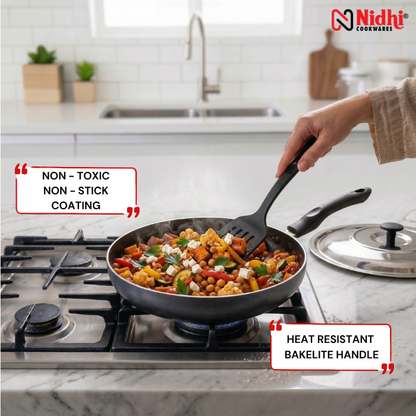 Non-Stick Frypan with SS & Glass Lid