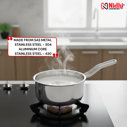 Stainless Steel Sauce Pan  Tri-Ply Cookware