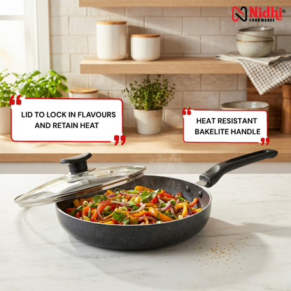 Non-Stick Frypan with Glass Lid