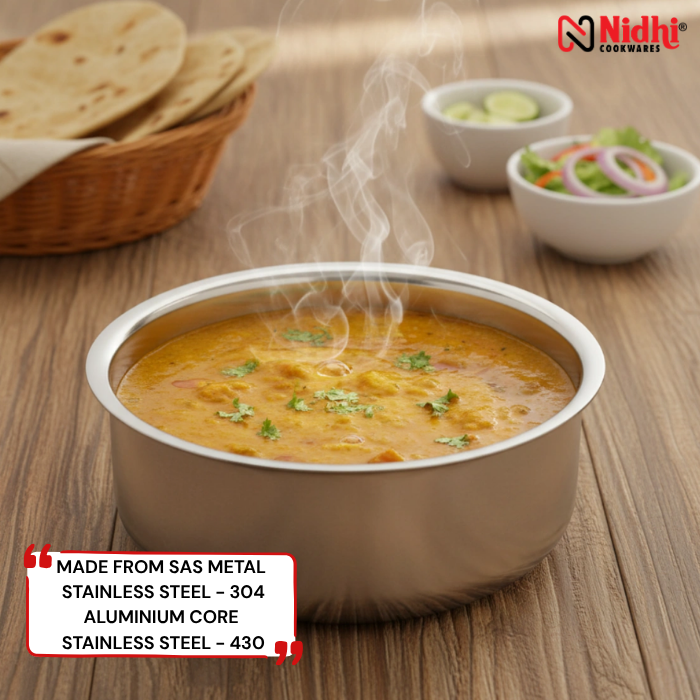 Stainless Steel Top Tri-Ply Cookware