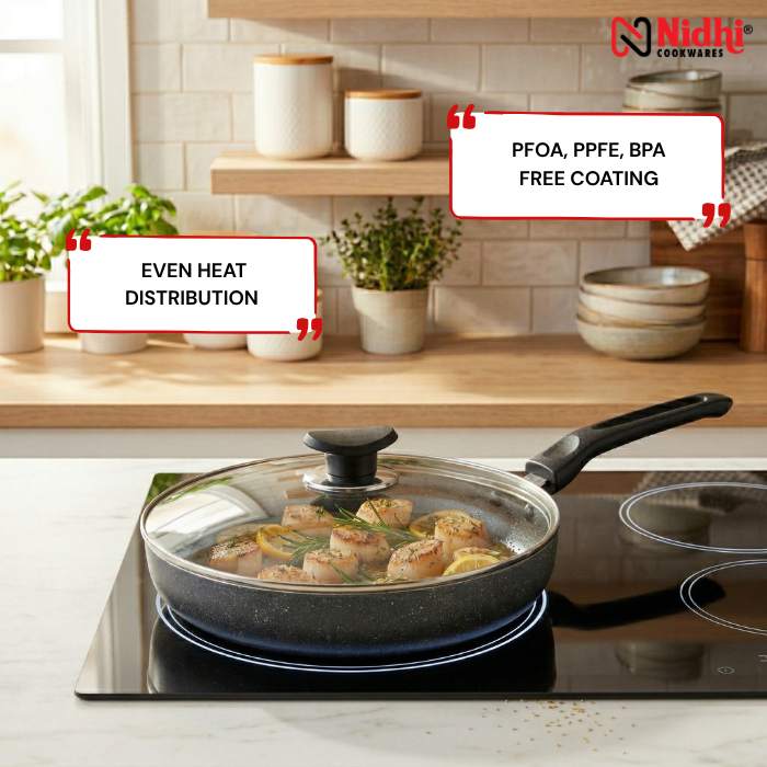 Non-Stick Frypan with Glass Lid