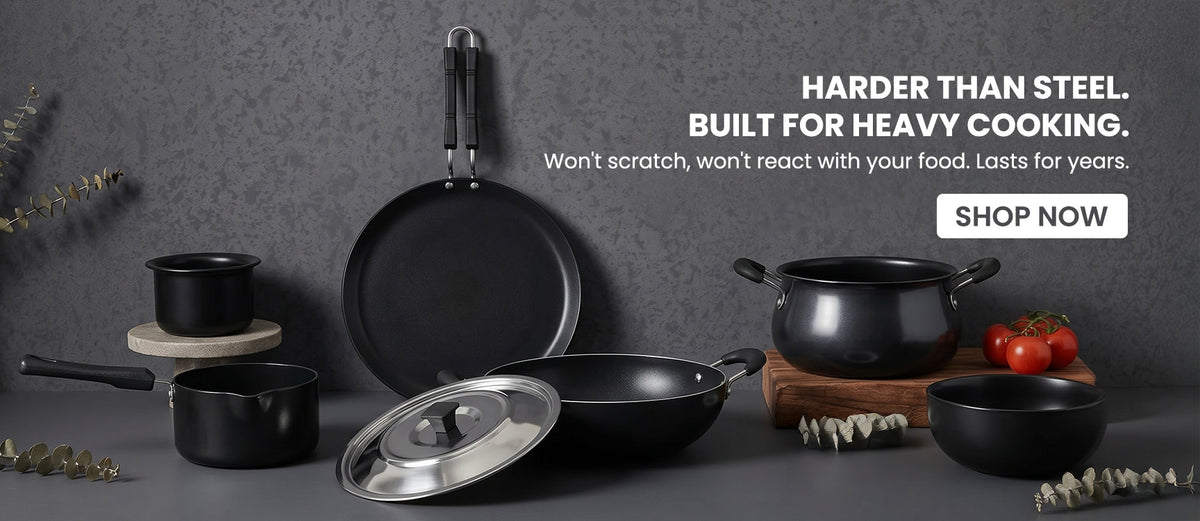 Nidhi Cookwares Hercules cookware collection for Indian kitchen