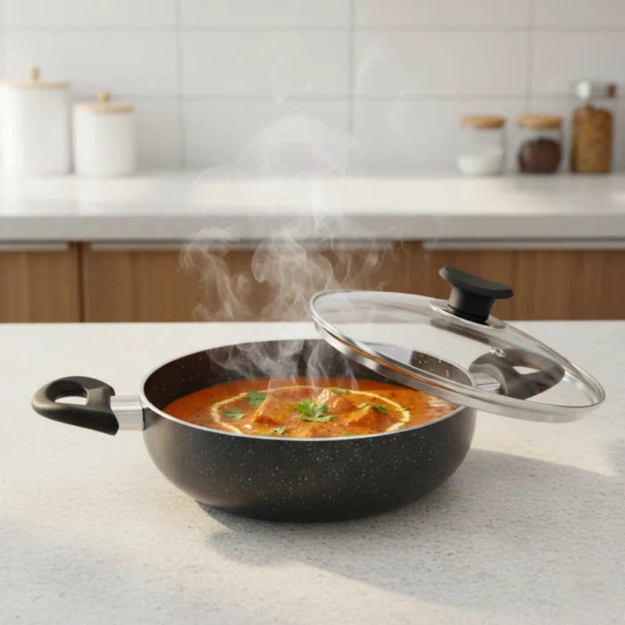 deep-kadai-5layer-nonstick-coating (1) Scratch-Resistant Metal Spatula Friendly Deep Kadai – Easy to Clean and Maintain