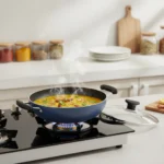 Deep Kadai with glass Lid