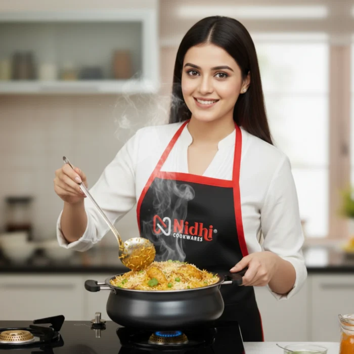 Non-Stick Handi with S.S – 2.6 mm PFOA-Free Coating, Stay-Cool Handles (1.5/2.5/3.5 Ltr) - Image 5
