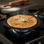 Non-Stick, 5 mm Thick, Heavy-Gauge Aluminum, PFOA-Free, Easy to Clean, 33 cm Tawa - Image 3