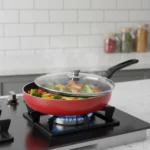 Frypan with SS or Glass Lid, Non-Stick PFOA Free (24/26 cm) - Image 2