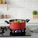 Non-Stick Casserole with Glass Lid (24/26cm) Gas & Induction Compatible - Image 2