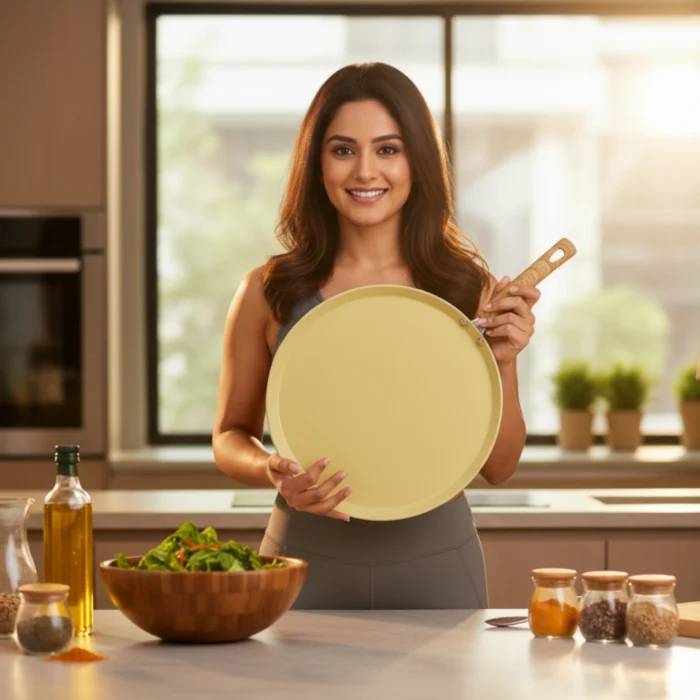 Ceramic Dosa Tawa, 3 mm Thick, PFOA & PFA-Free, Induction Base (29/31 cm) - Image 3