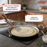 Triply Honey Comb Dosa Tawa with Wooden Handle 29 cm - Image 4